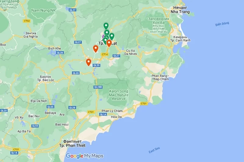 Далат-територія вічної весни 1 Гранд тур