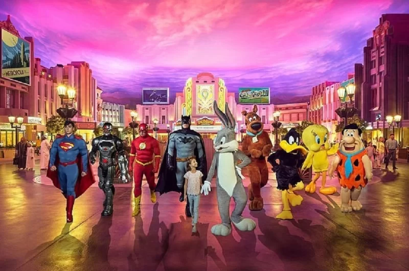 Вхід до парку розваг Warner Bros. World в Абу-Дабі