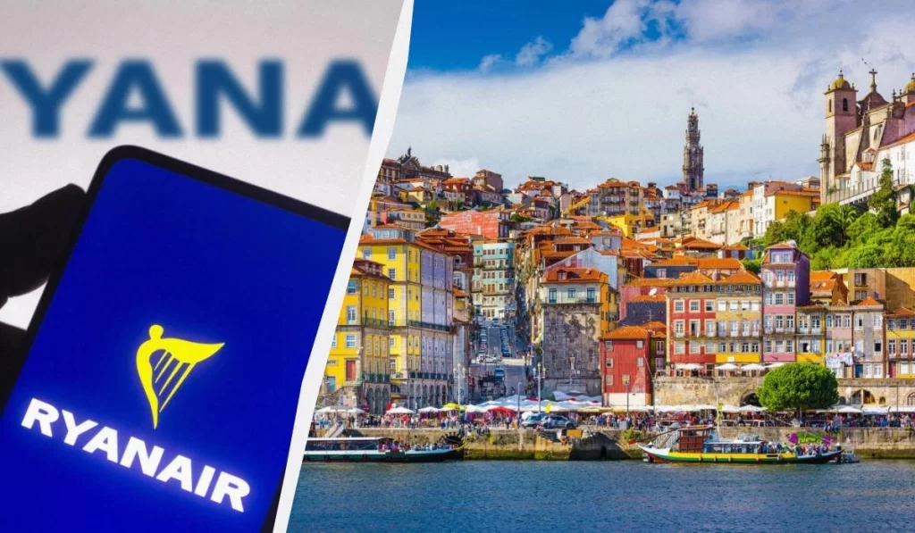 Ryanair додає нові рейси до Португалії / колаж D.UA, фото ua.depositphotos.com