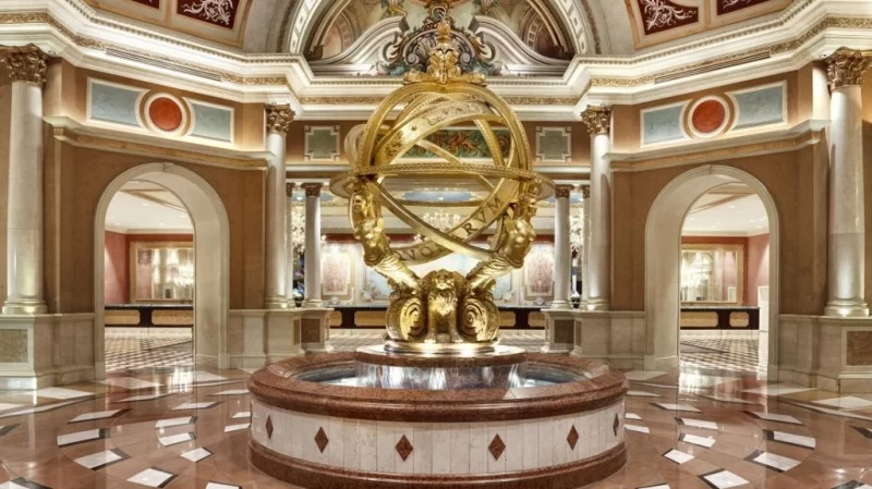 Лобі готелю Intercontinental Venetian в Лас-Вегасі