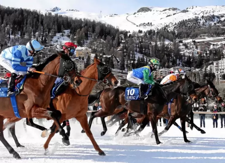 White Turf: скачки, лід і гірські вершини 